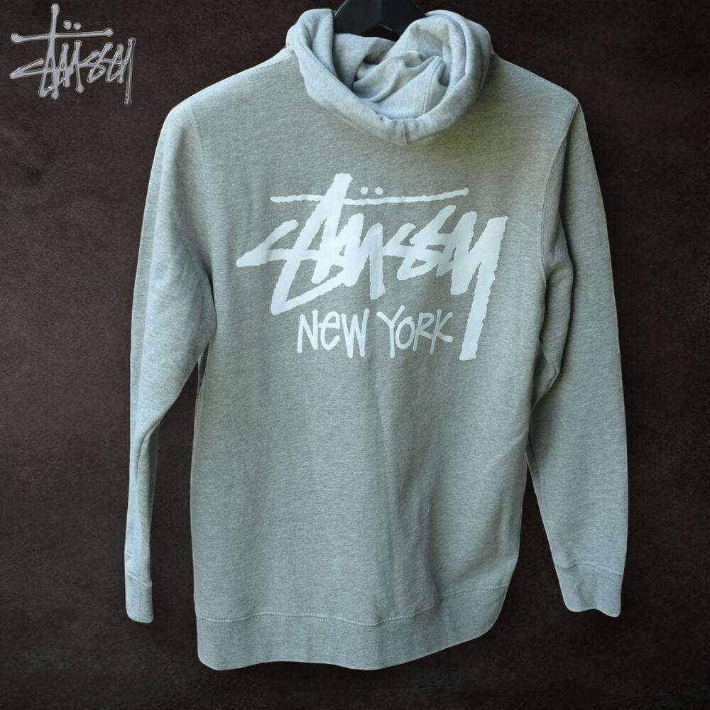Stüssy New York Chapter Hoodie Archive Gray Large